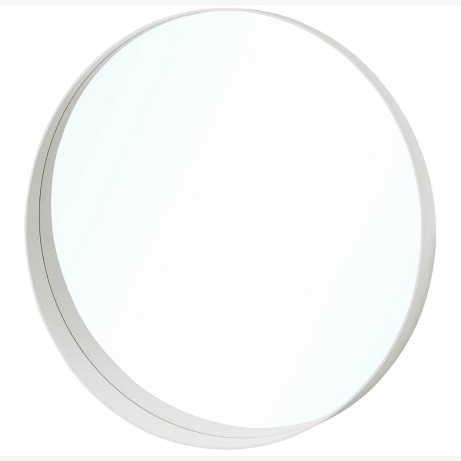 IKEA White Wood Wall Mirror - image-2
