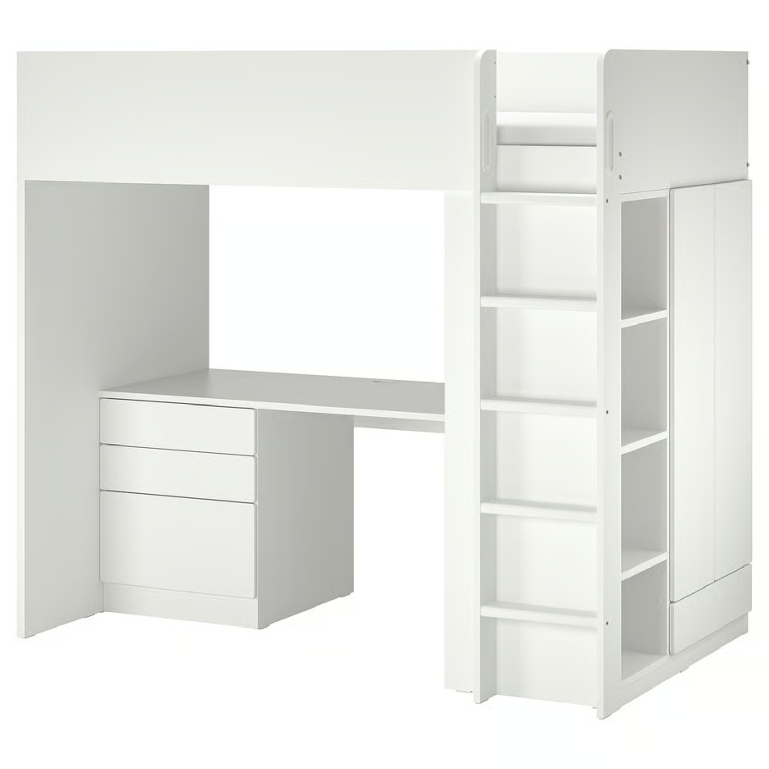 IKEA Loft Bed With Desk & Closet - image-6
