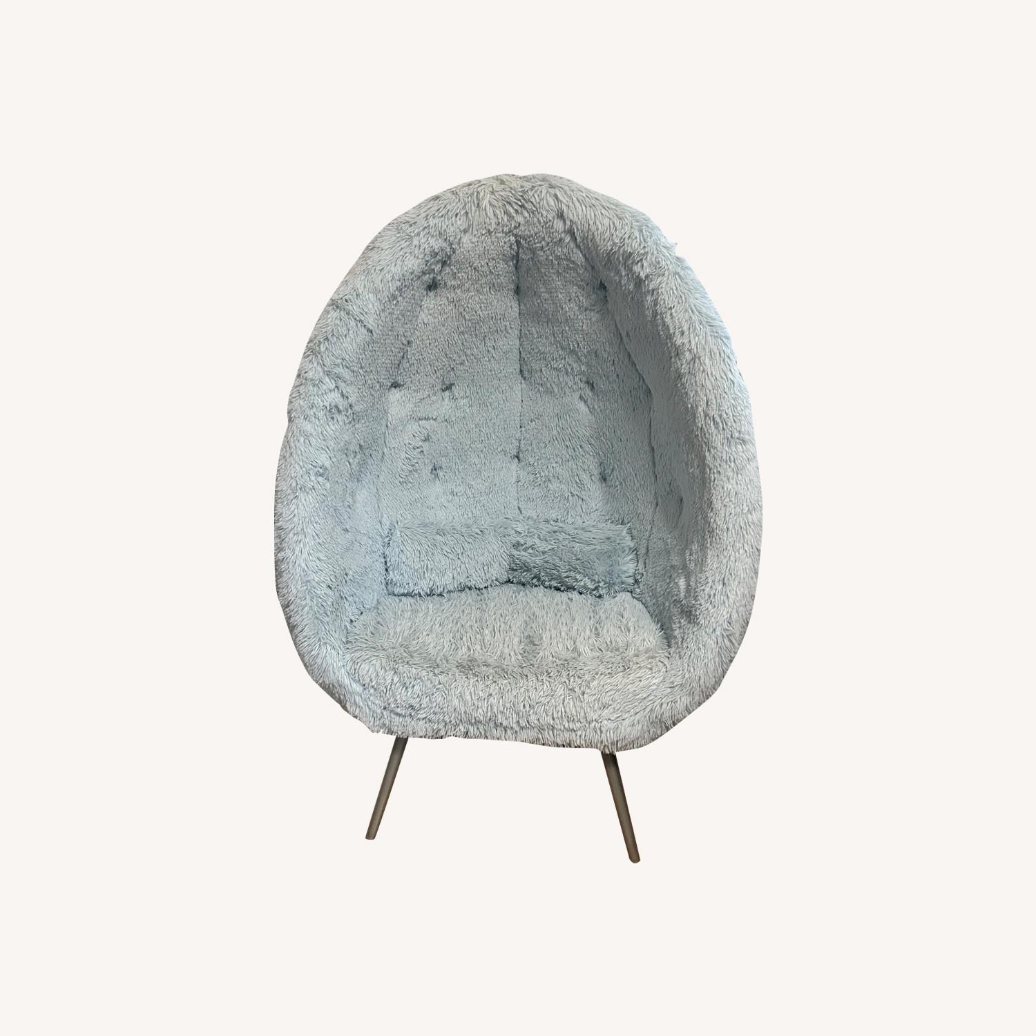 Pottery Barn Teen Furry Cave Chair - image-0