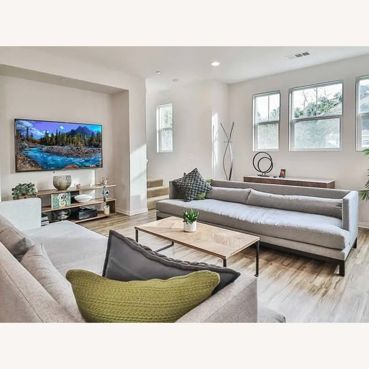 CB2 Brava Designer Style Modern Luxury Sofa - image-3