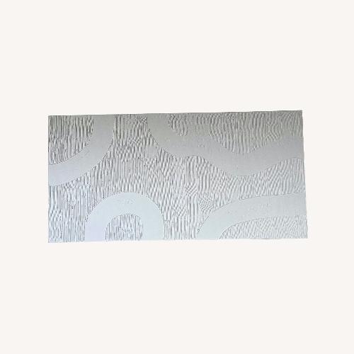 Used Chic Modern Cream Painting on Canvas  for sale on AptDeco