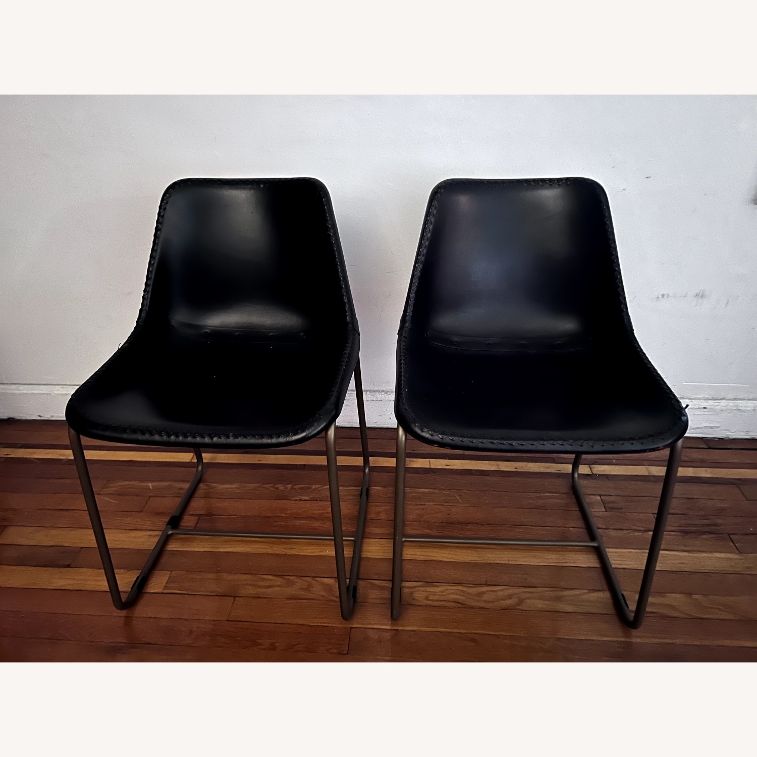 West Elm Roadhouse Black Dining Chairs - image-1
