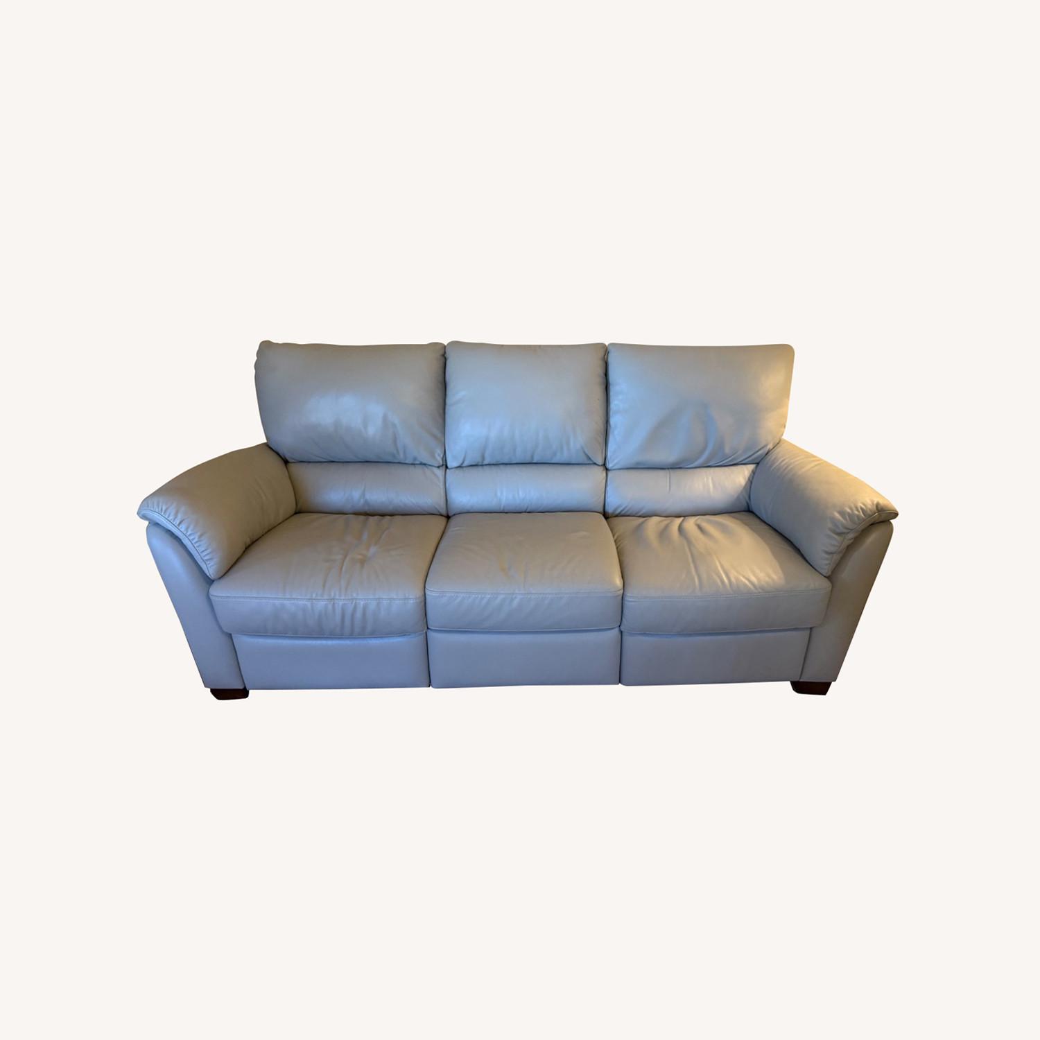 Natuzzi Light Gray 3+ Seater Sofa - image-0