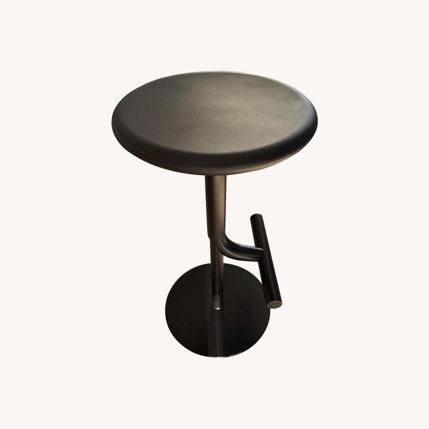 Design Within Reach Tibu Piston Black Metal Stools - image-0