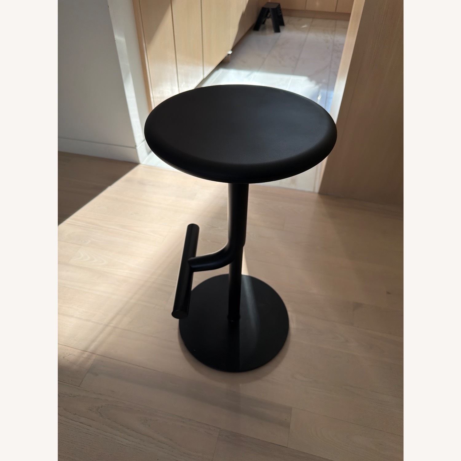 Design Within Reach Tibu Piston Black Metal Stools - image-2
