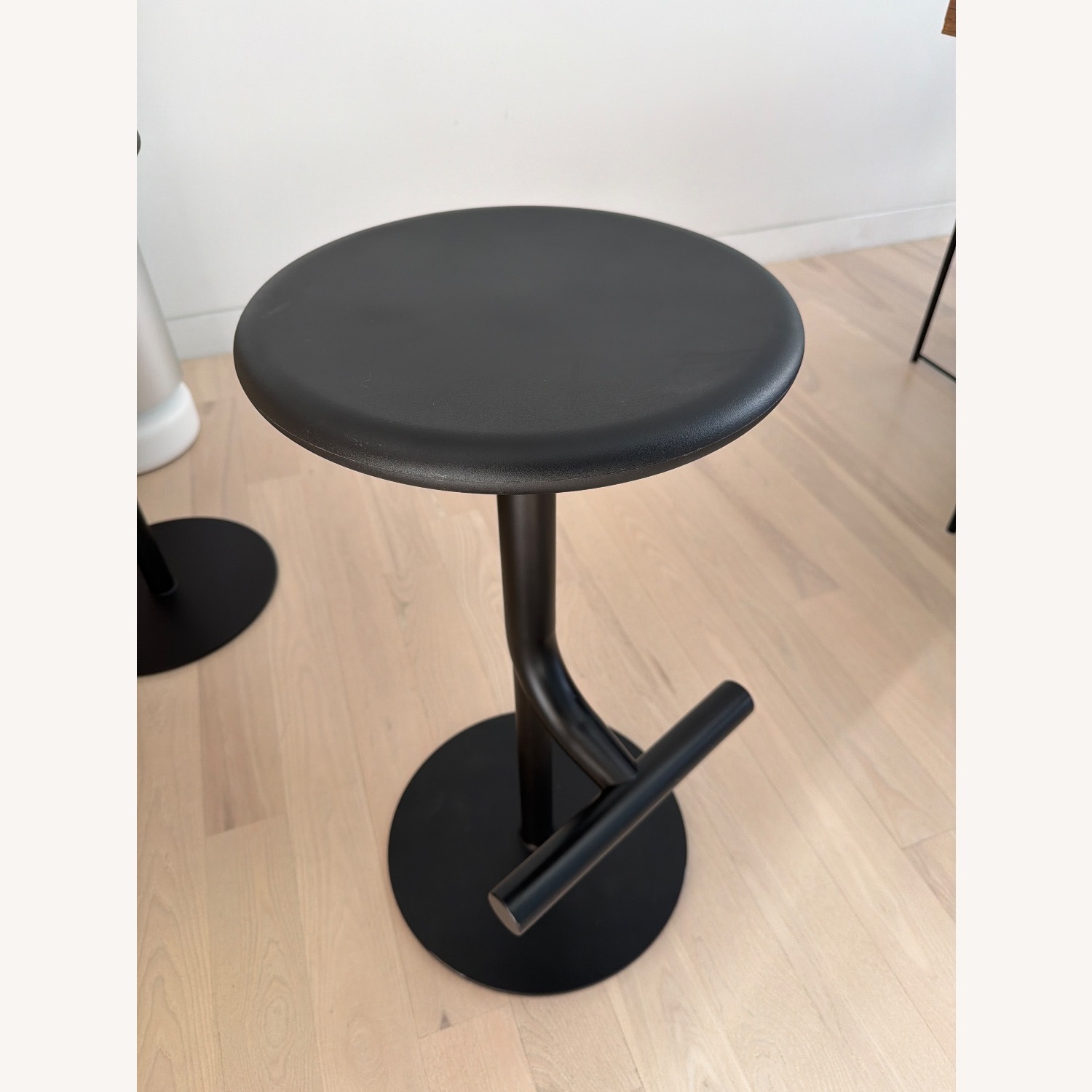 Design Within Reach Tibu Piston Black Metal Stools - image-1