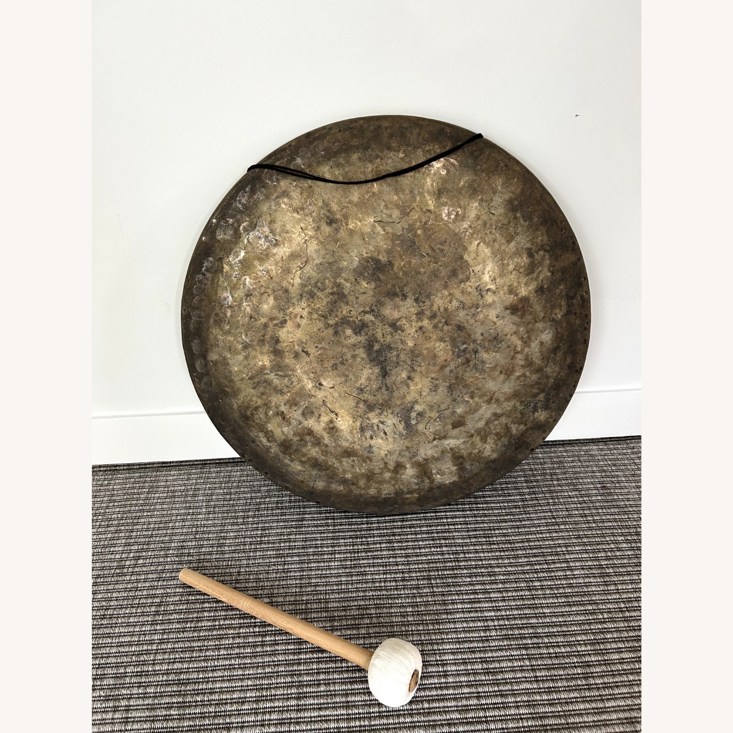 Antique Light Brown Metal Wall Art - image-1