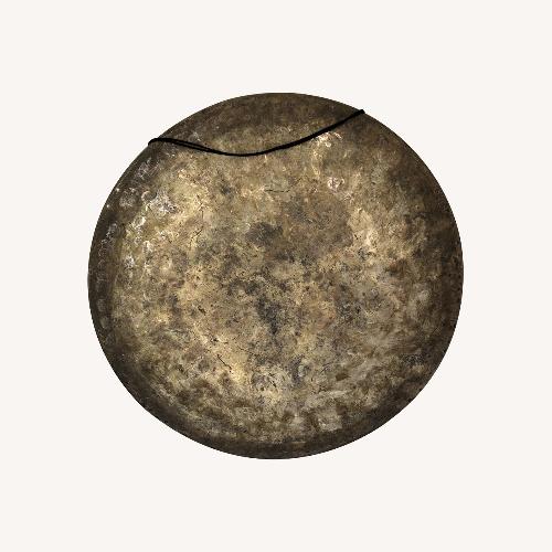 Used Antique Light Brown Metal Wall Art for sale on AptDeco