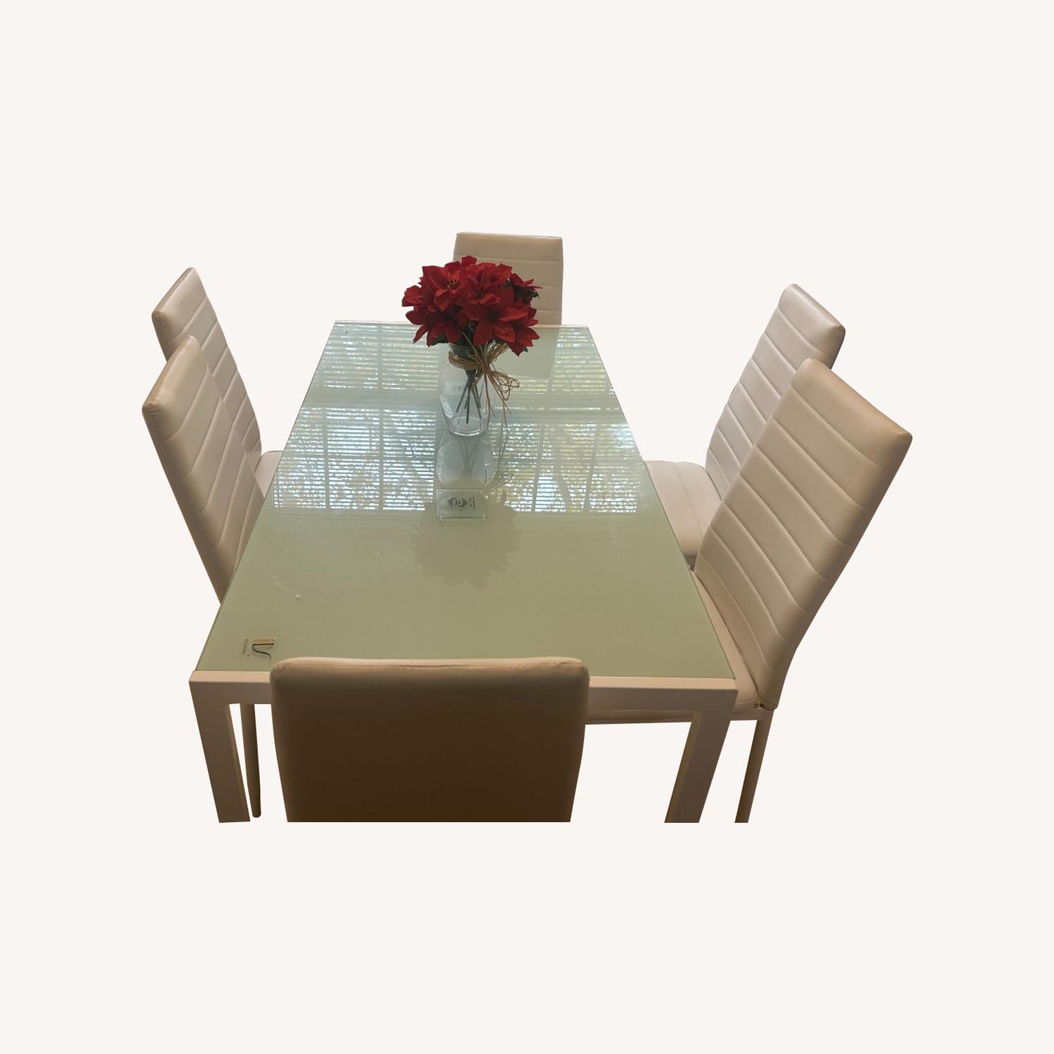 Robert Abbey White Glass Dining Sets - image-0