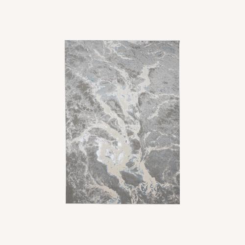 Used Light Gray Area Rug 6' x 9' for sale on AptDeco