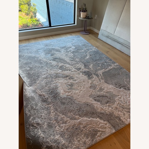 Used Light Gray Area Rug 6' x 9' for sale on AptDeco
