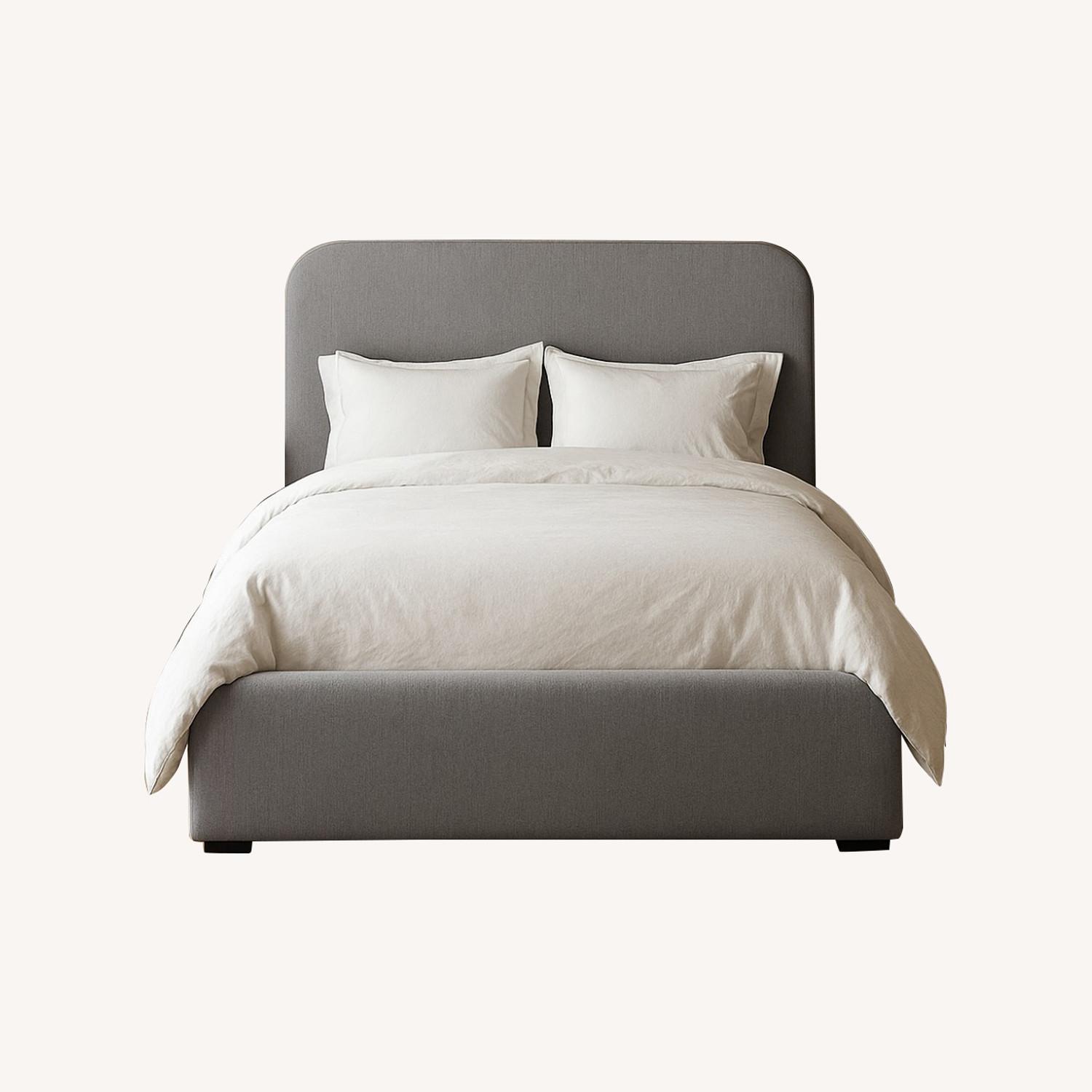 Arhaus Upholstered King Bed – Grey Weave - image-10