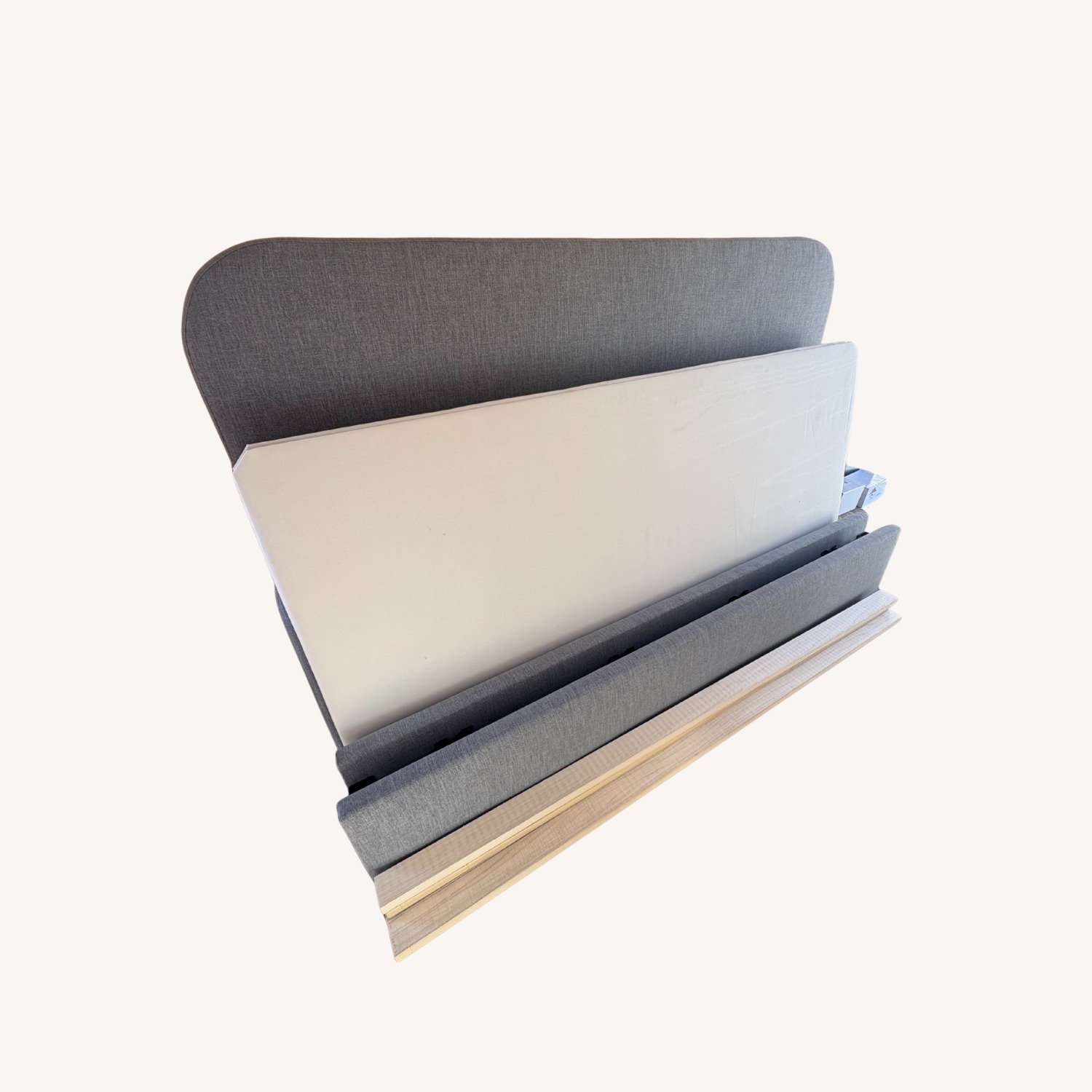 Arhaus Upholstered King Bed – Grey Weave - image-5