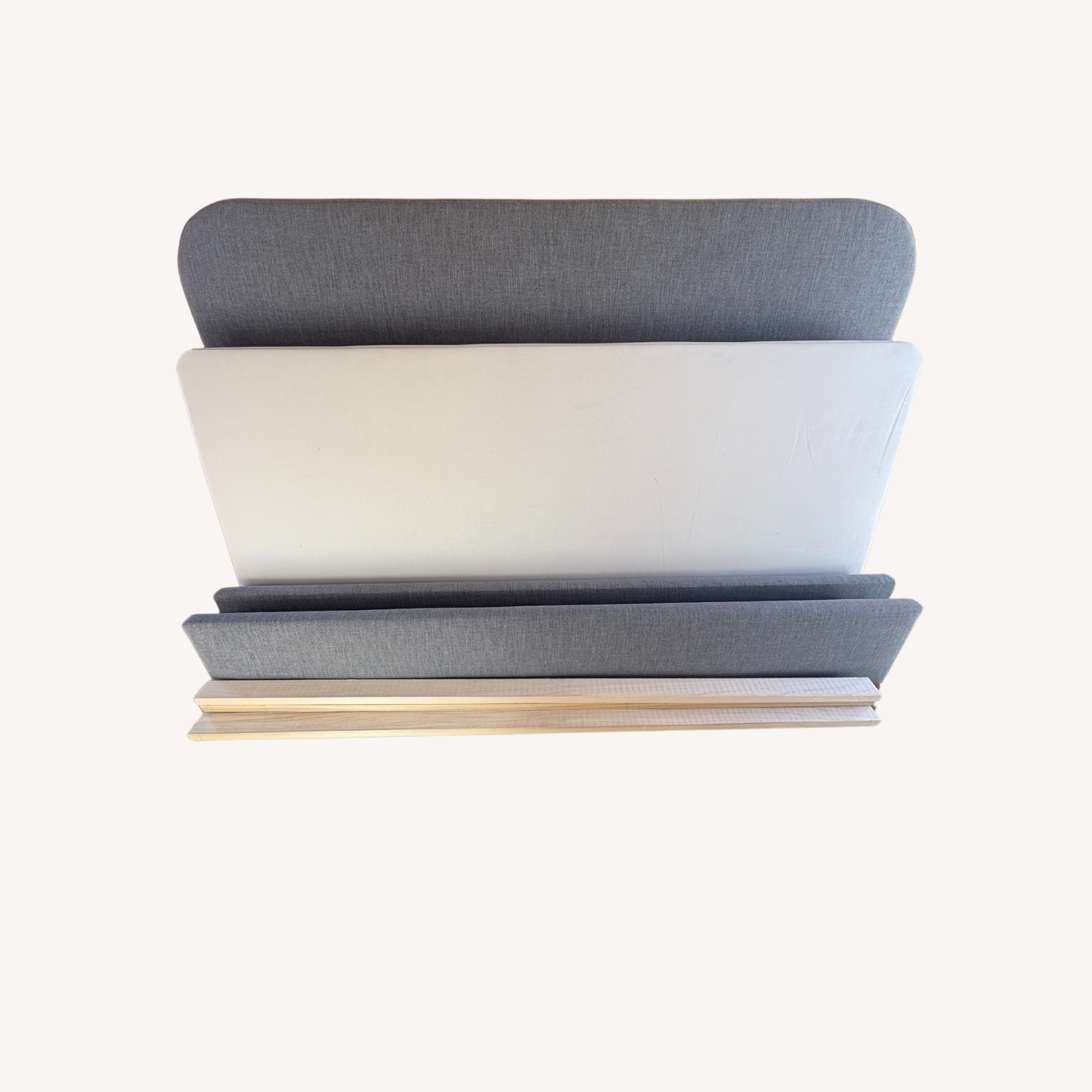 Arhaus Upholstered King Bed – Grey Weave - image-6