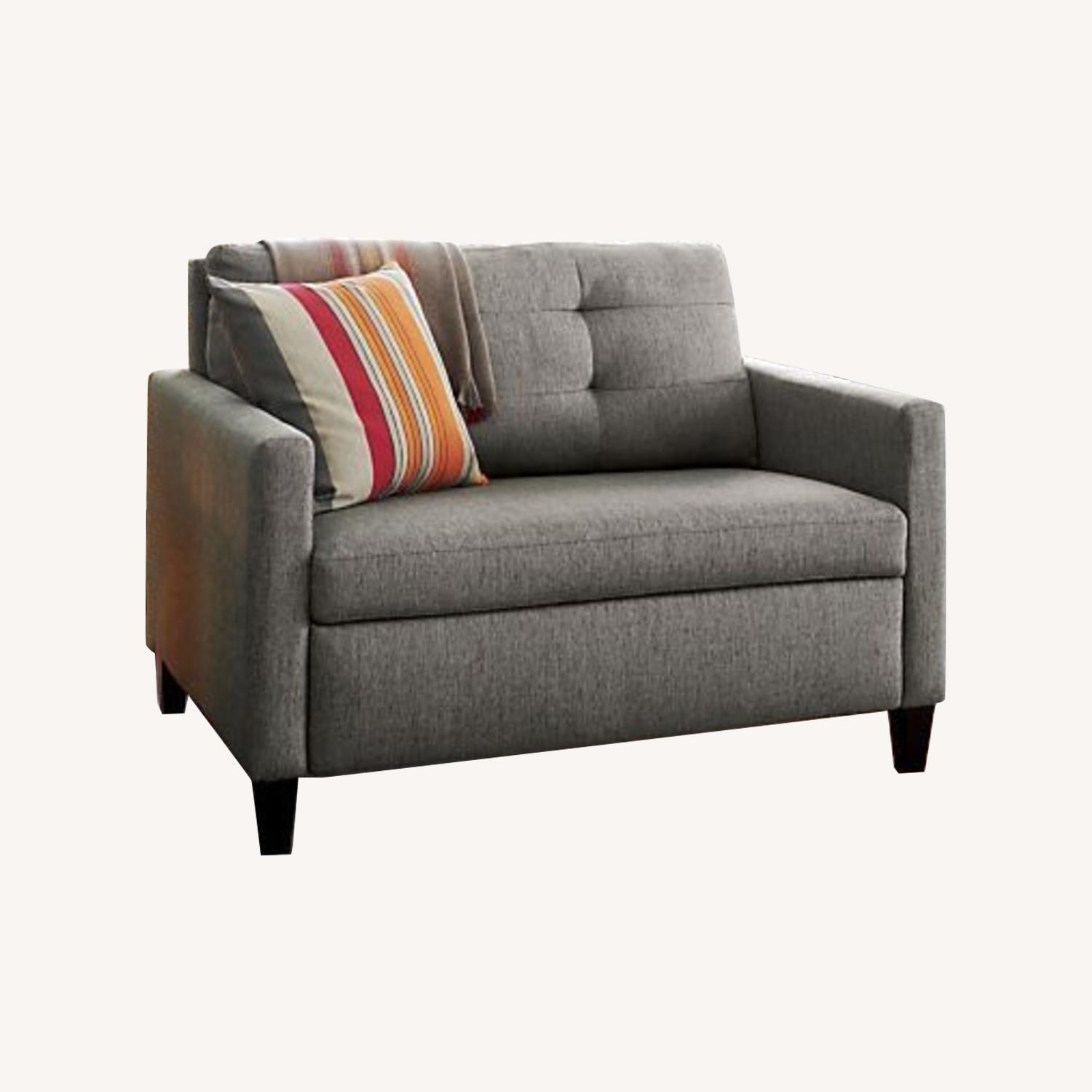 Crate & Barrel Karnes Twin Sleeper Loveseat - image-0