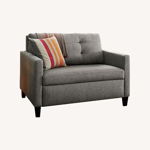 Used Crate & Barrel Karnes Twin Sleeper Loveseat for sale on AptDeco