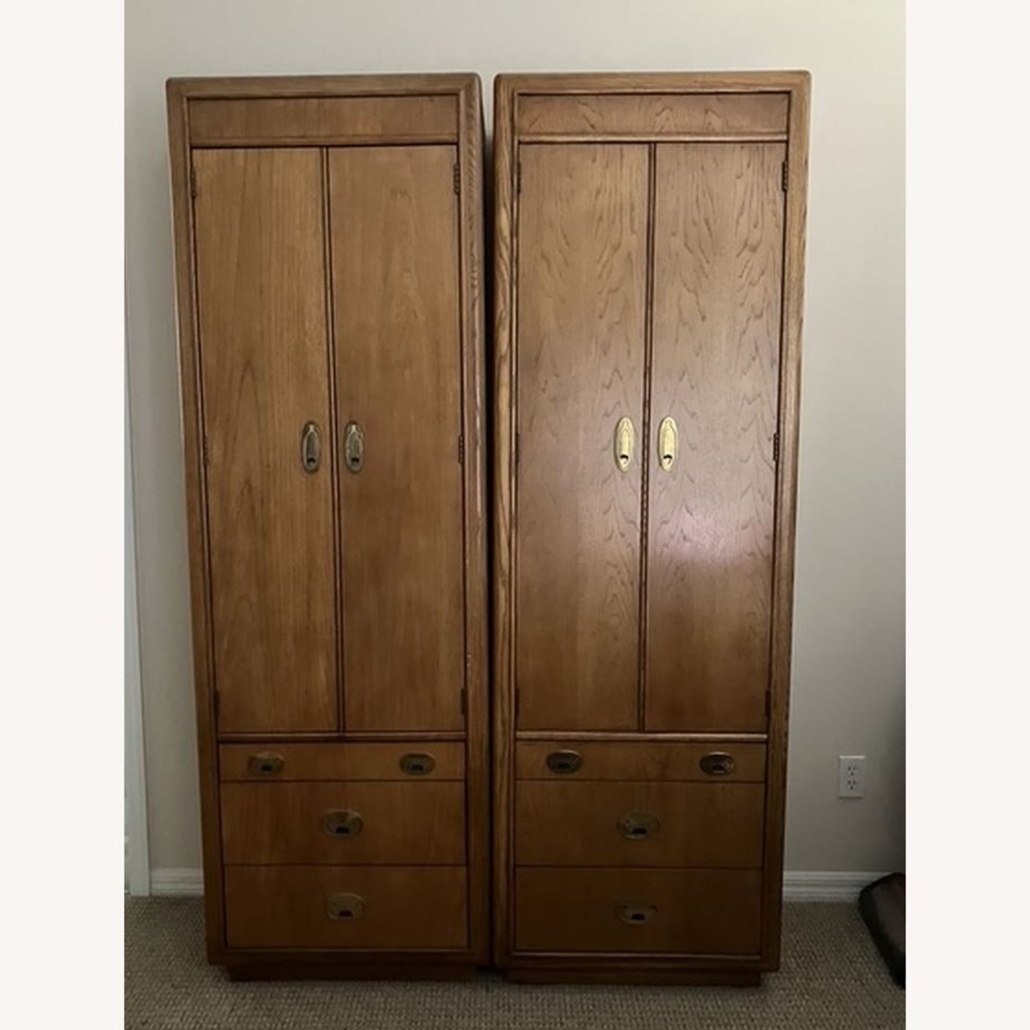 Vintage/Antique Finds Natural Wood Headboard - image-2