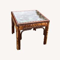 Vintage/Antique Finds Light Brown Side Table