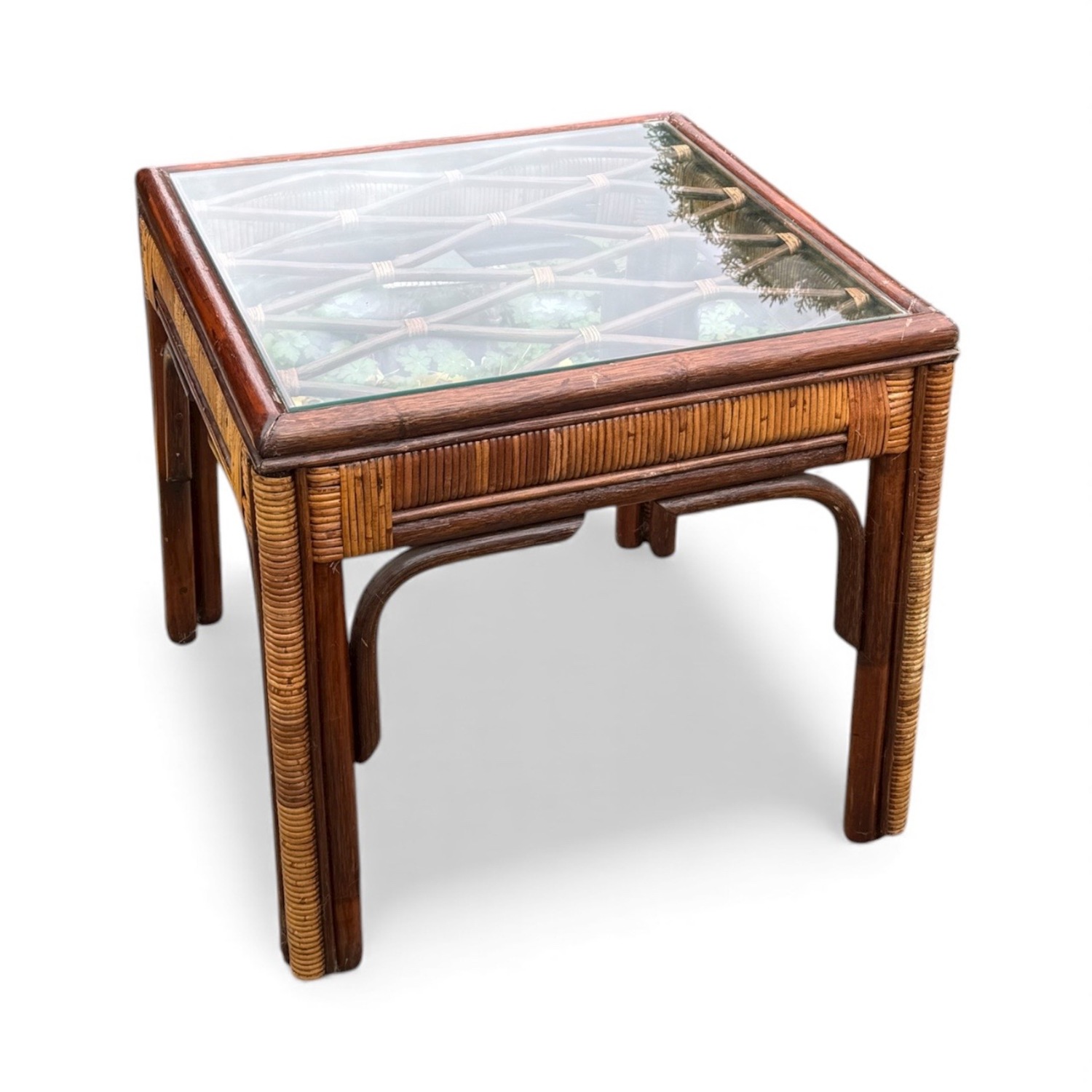 Vintage/Antique Finds Light Brown Side Table - image-2