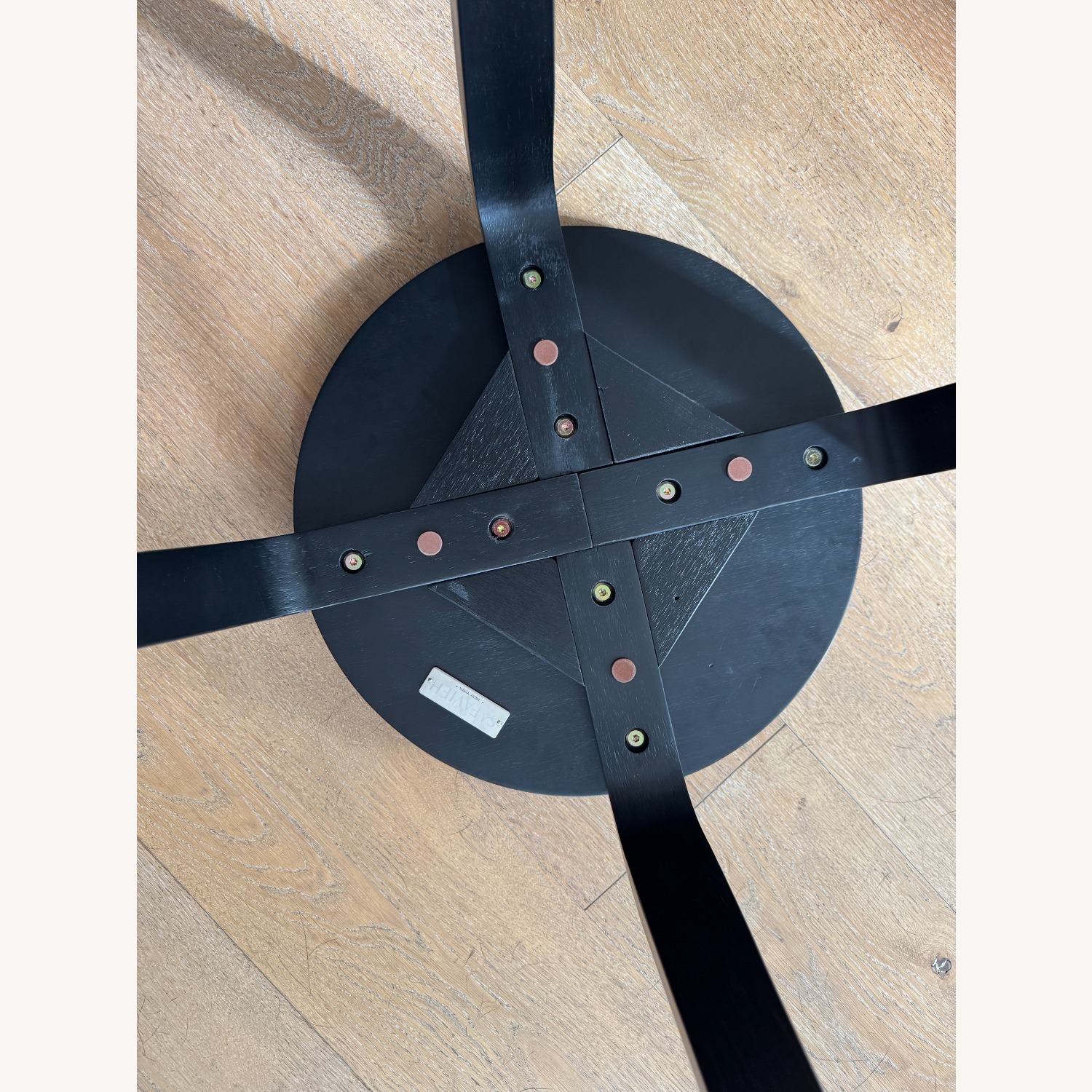 Safavieh Luella Stackable Stool Black Wood Stool - image-4