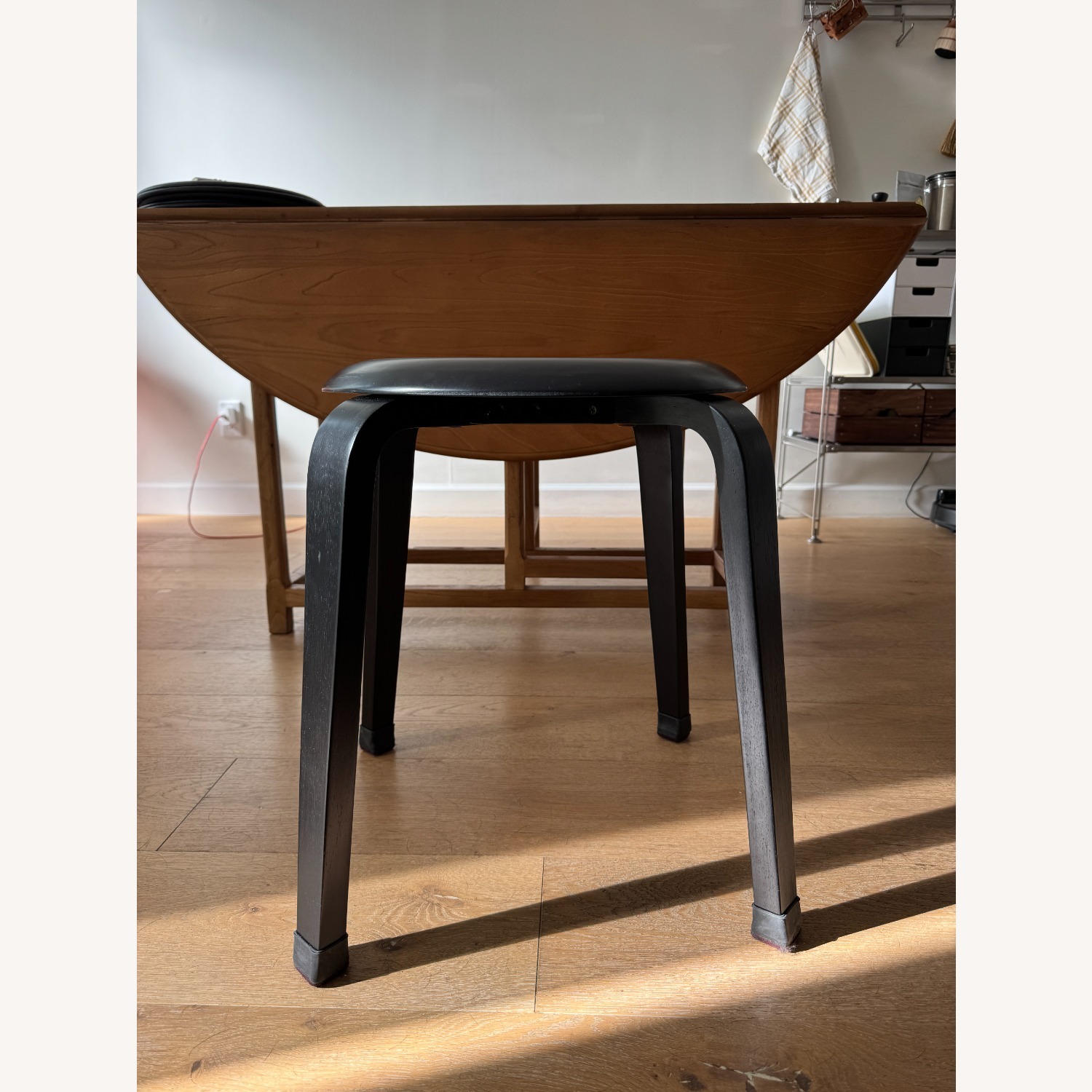 Safavieh Luella Stackable Stool Black Wood Stool - image-2
