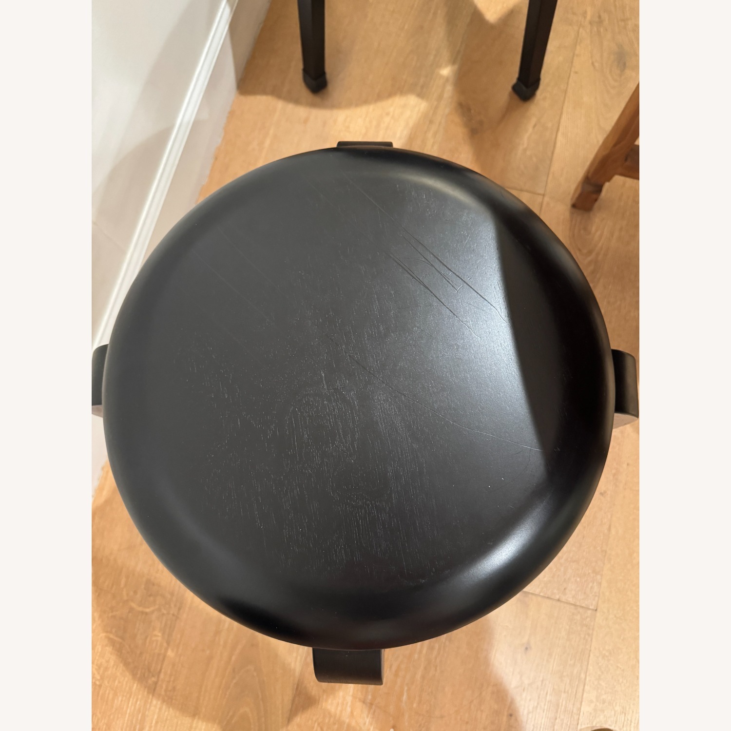 Safavieh Luella Stackable Stool Black Wood Stool - image-3