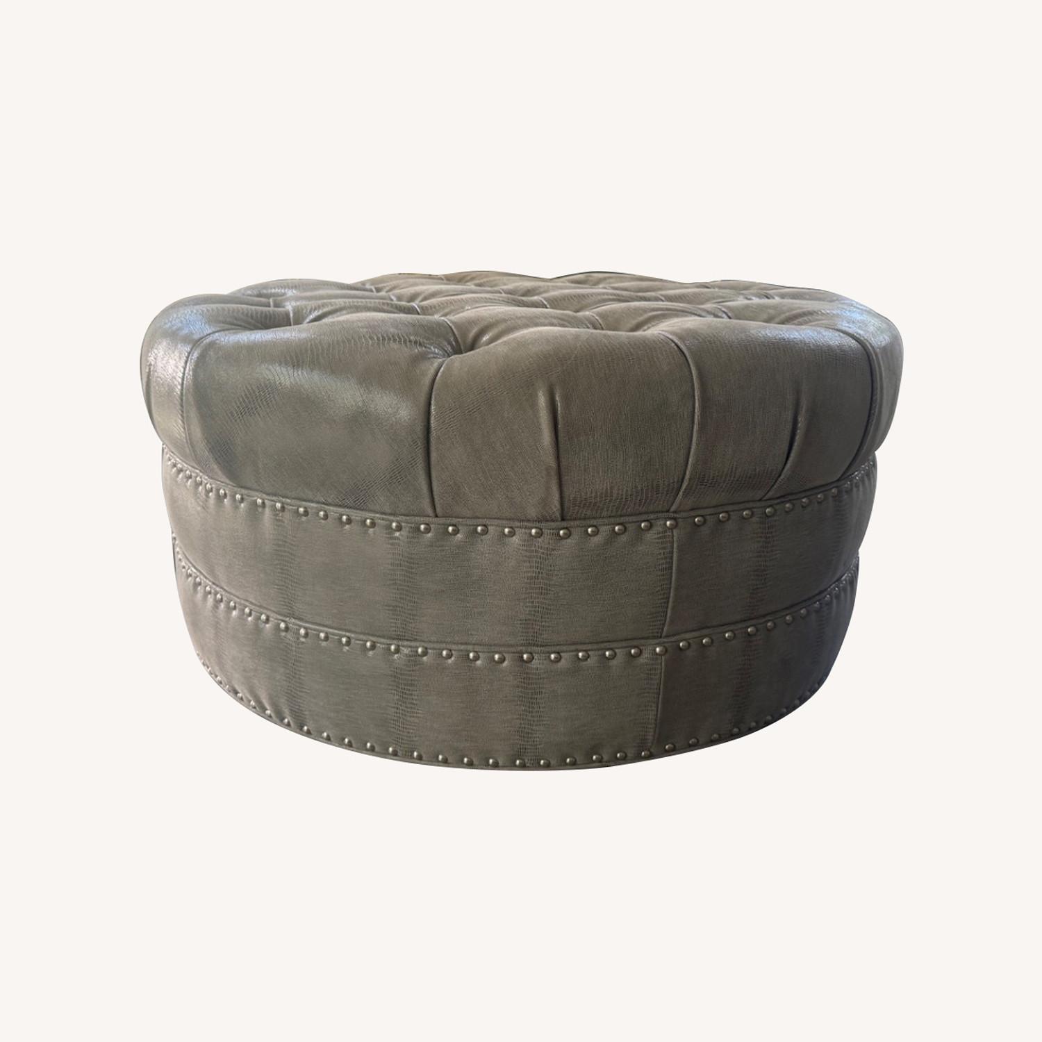 Hancock & Moore Fairbanks Tufted Ottoman - image-0