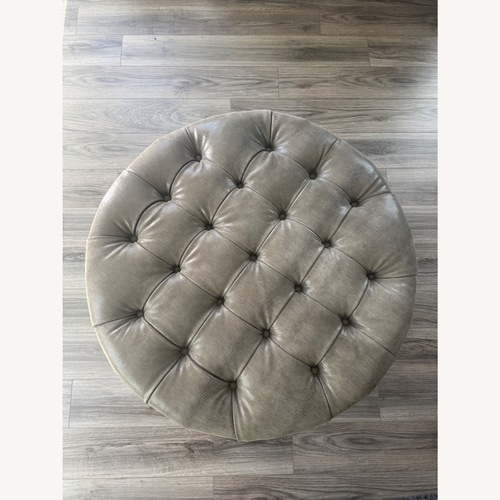 Used Hancock & Moore Fairbanks Tufted Ottoman for sale on AptDeco