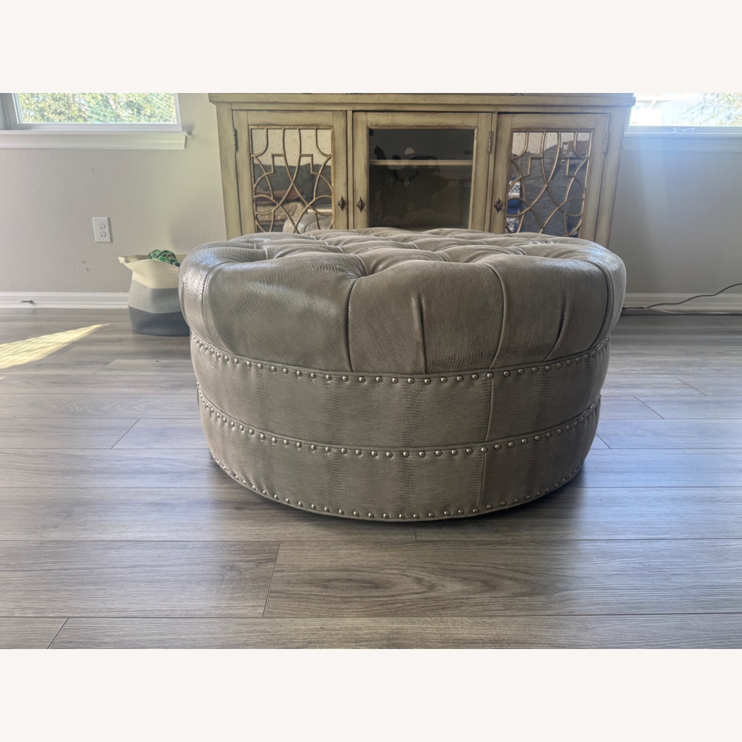 Hancock & Moore Fairbanks Tufted Ottoman - image-2