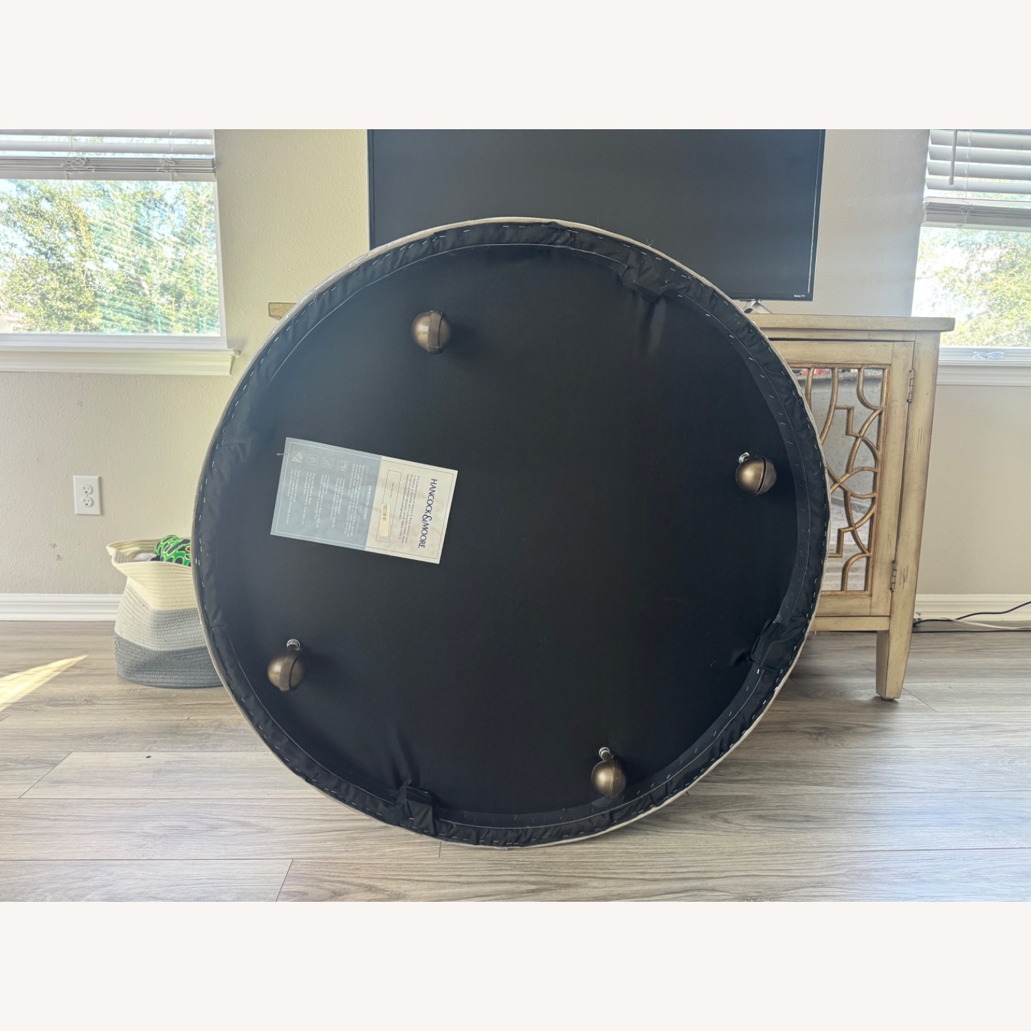 Hancock & Moore Fairbanks Tufted Ottoman - image-3