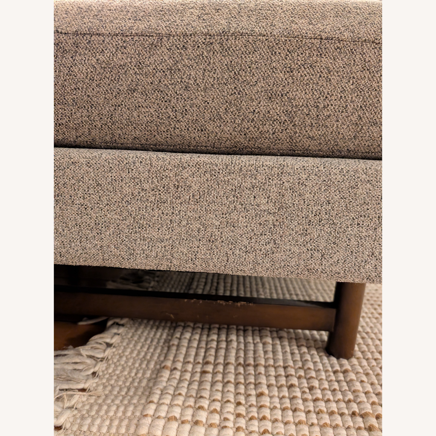 West Elm Light Gray Fabric 2 Piece Sectional - image-4