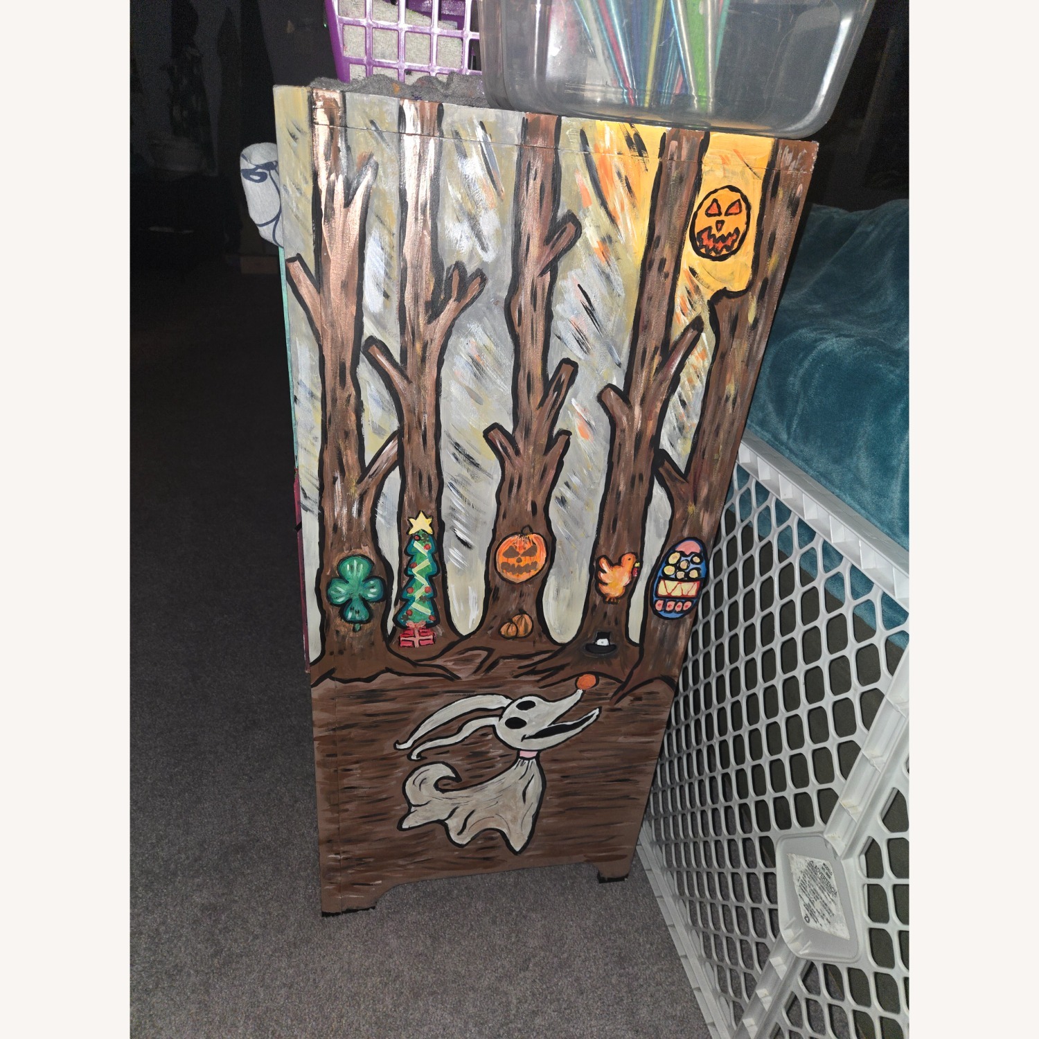 Black Wood Dresser - image-3