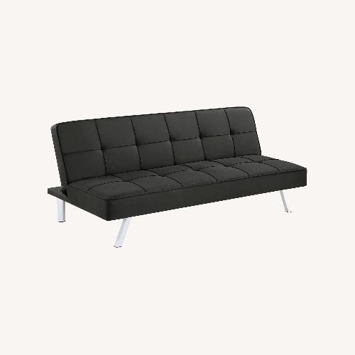 Used Black Fabric Futon for sale on AptDeco