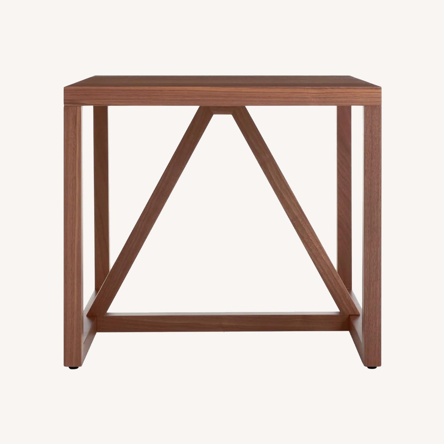 Blu Dot Strut Dark Brown Wood Side Table - image-0