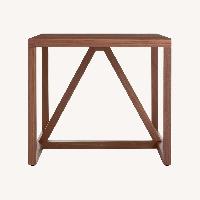 Blu Dot Strut Dark Brown Wood Side Table