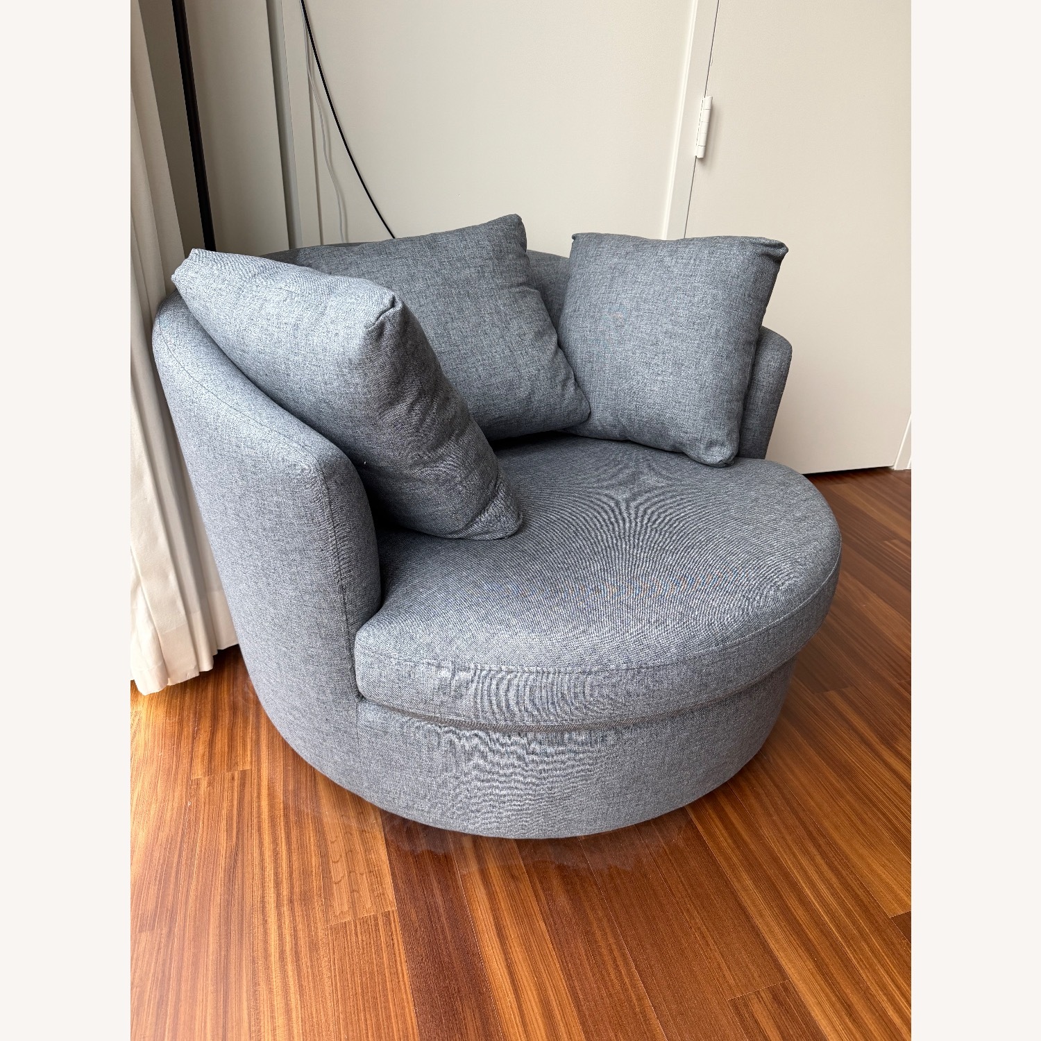 West Elm Viv Grand Swivel Chair - image-3