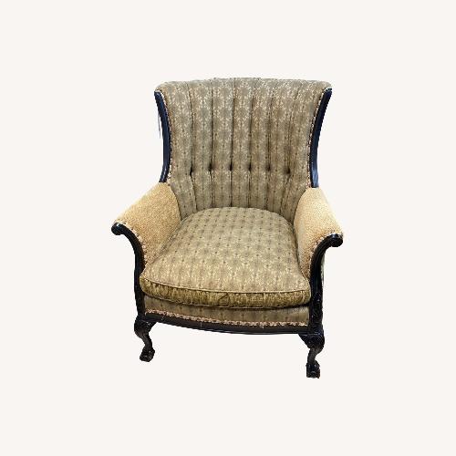 Used Walter E. Smithe Upholstered Wingback Chair for sale on AptDeco