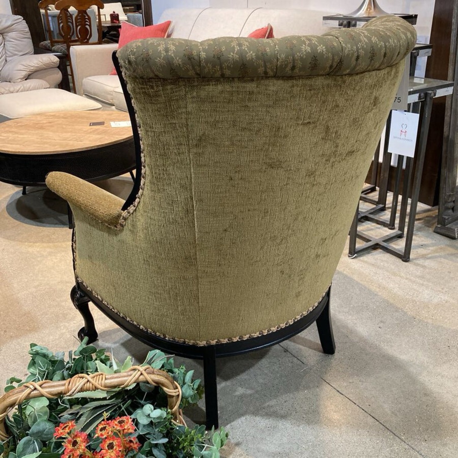 Walter E. Smithe Upholstered Wingback Chair - image-7