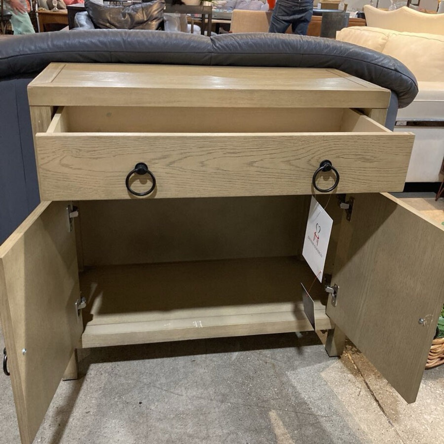 Celine 1-Drawer Accent Cabinet Light Brown - image-4