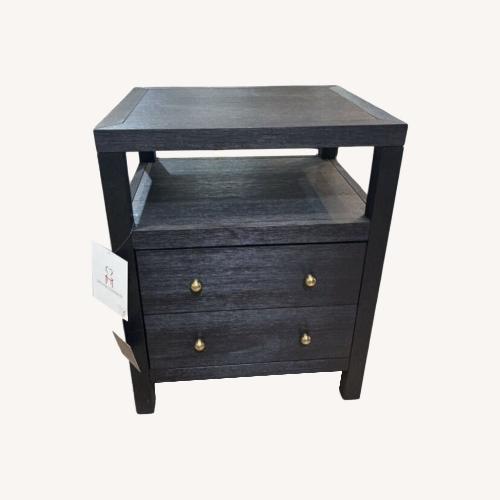 Used Celine 2-Drawer Nightstand Black for sale on AptDeco
