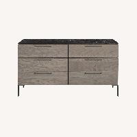 Room & Board Dark Gray Wood Dresser