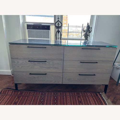 Used Room & Board Dark Gray Wood Dresser for sale on AptDeco