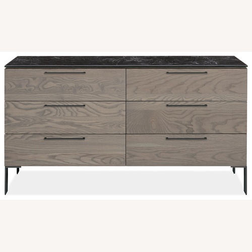 Used Room & Board Dark Gray Wood Dresser for sale on AptDeco