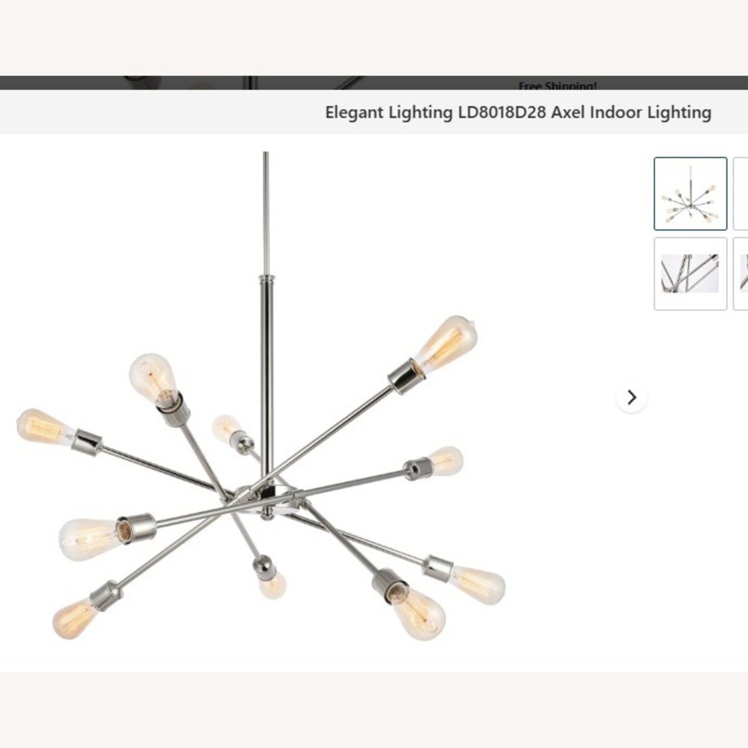 Elegant Lighting Ceiling Lamp - image-1