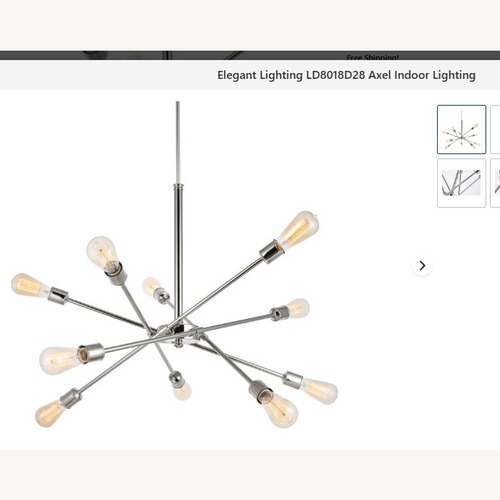 Used Elegant Lighting Ceiling Lamp for sale on AptDeco