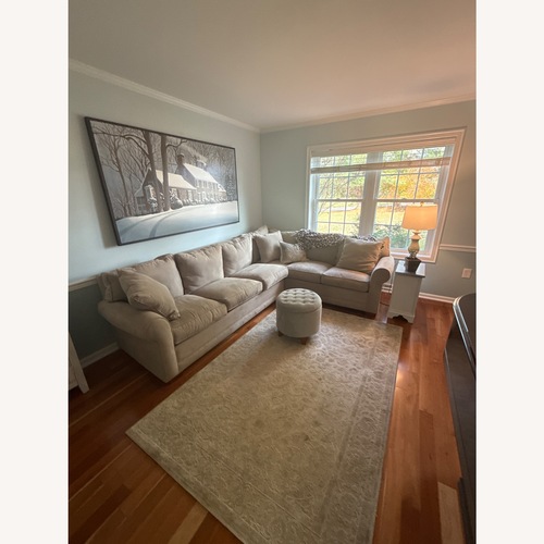 Used Raymour & Flanigan 2 Piece Sectional for sale on AptDeco