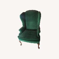 Green Velvet Accent Chair