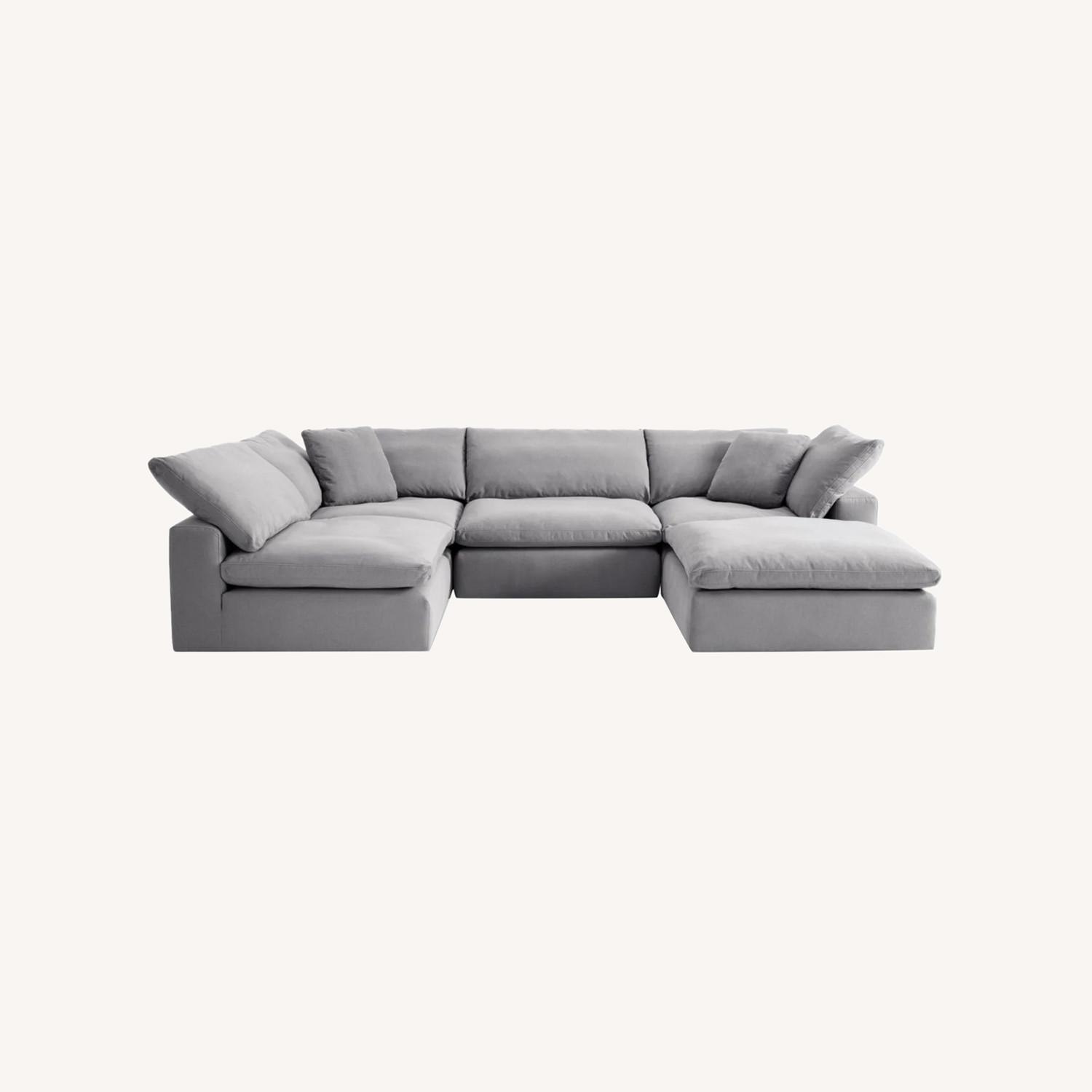 Bob's Dream Gray 131 Modular Sectional - image-0