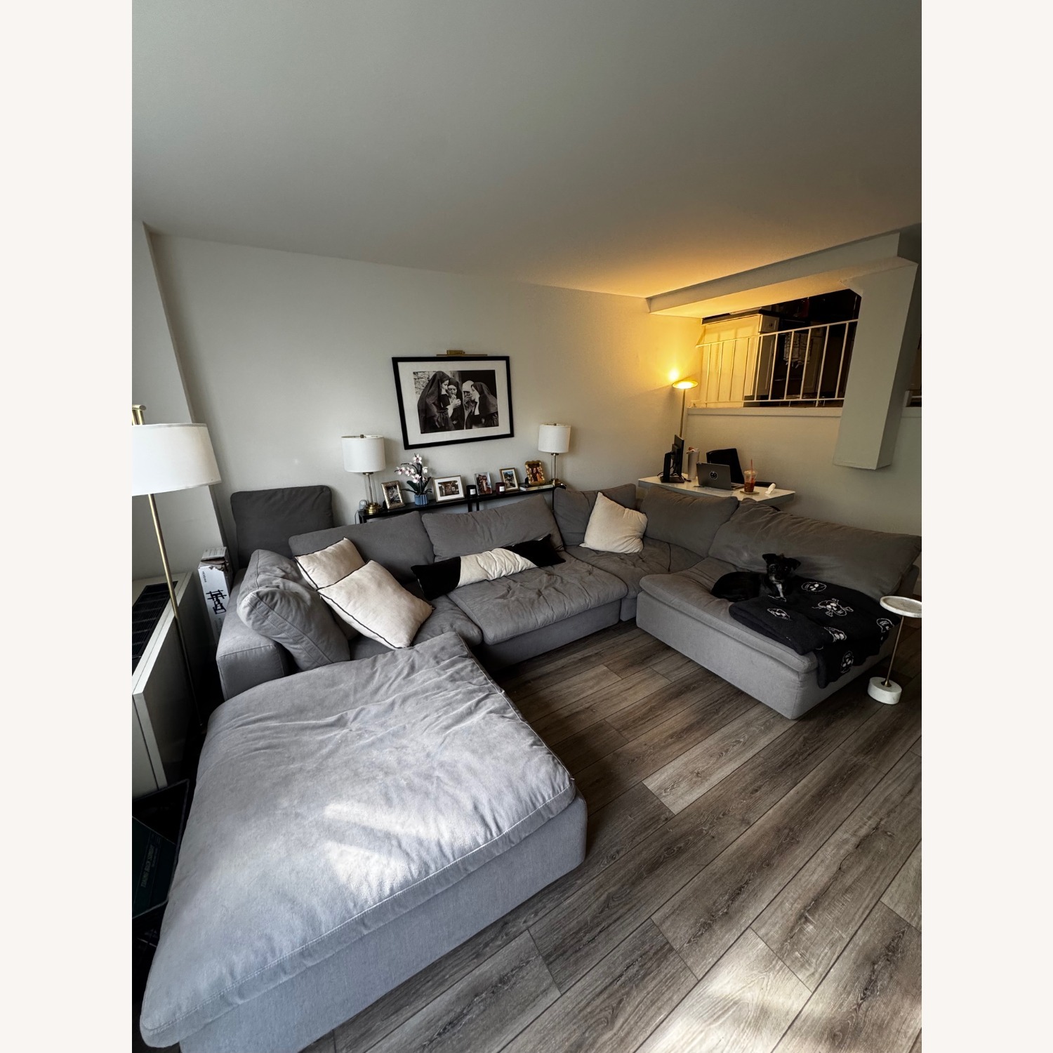 Bob's Dream Gray 131 Modular Sectional - image-2