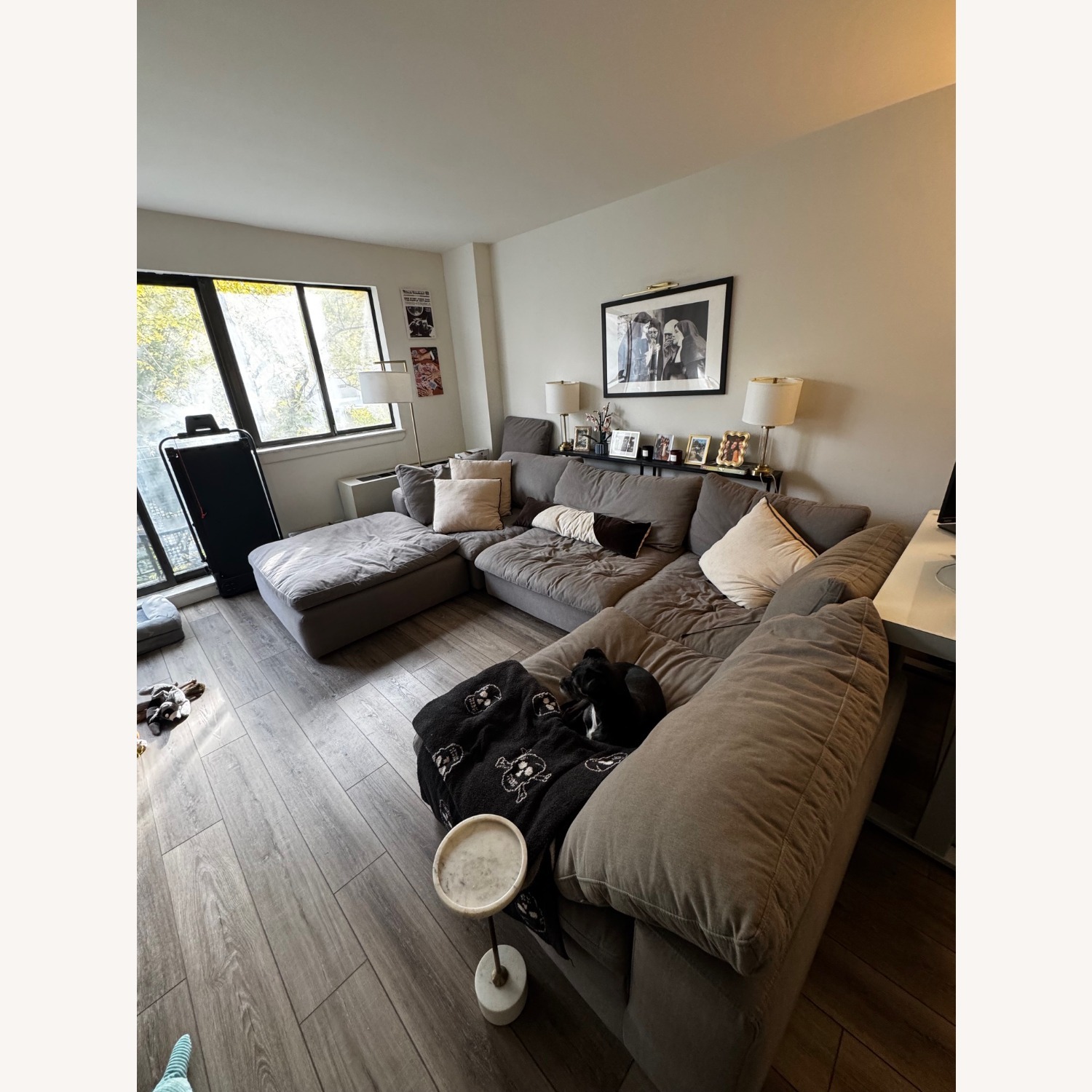 Bob's Dream Gray 131 Modular Sectional - image-3